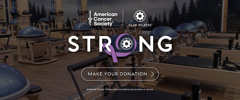 American Cancer Society and Club Pilates partnership for June Cancer Survivor Month to receive donations