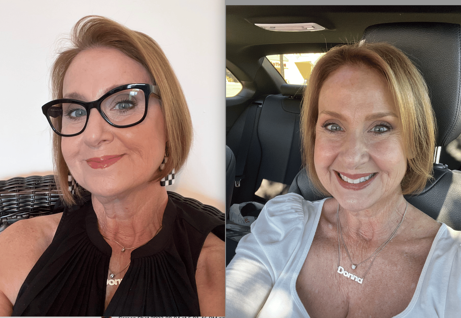 Before and after Pilates