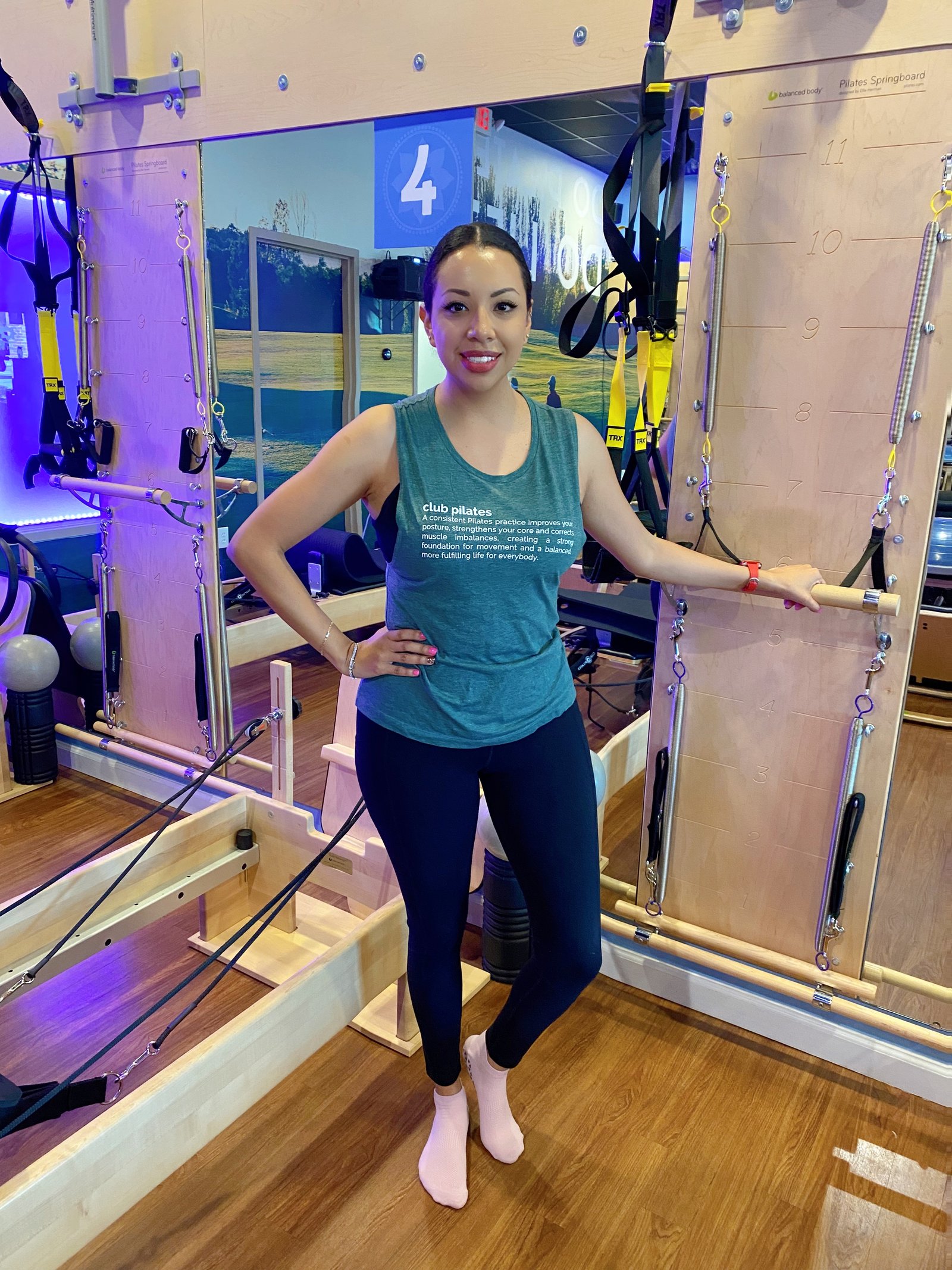 Smiling Club Pilates female member